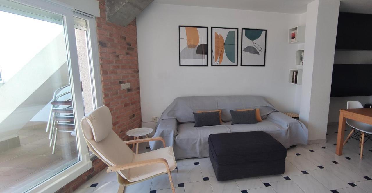 Atico Con Amplia Terraza Y Espectaculares Vistas Appartement Sanxenxo Buitenkant foto
