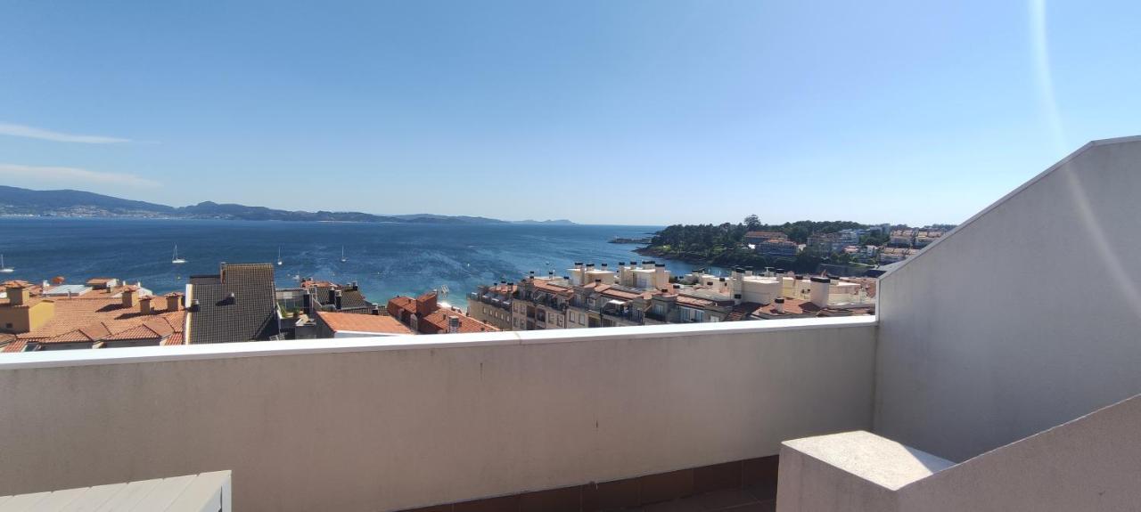 Atico Con Amplia Terraza Y Espectaculares Vistas Appartement Sanxenxo Buitenkant foto