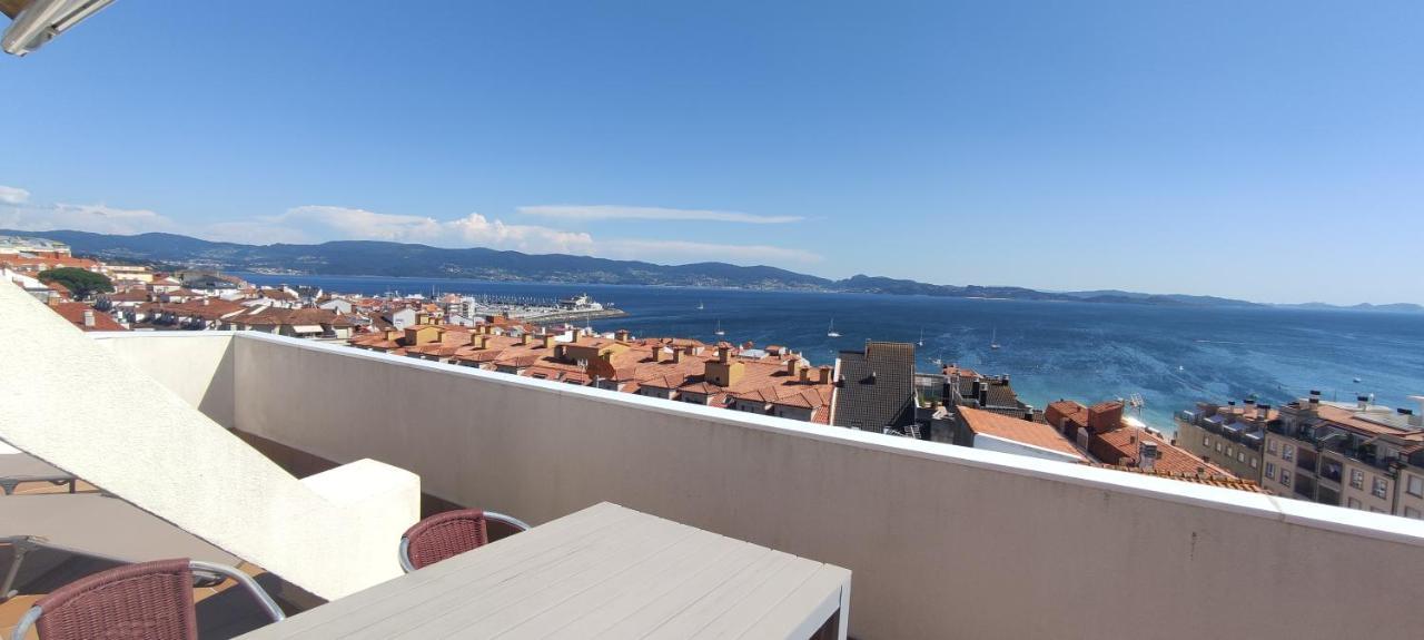 Atico Con Amplia Terraza Y Espectaculares Vistas Appartement Sanxenxo Buitenkant foto