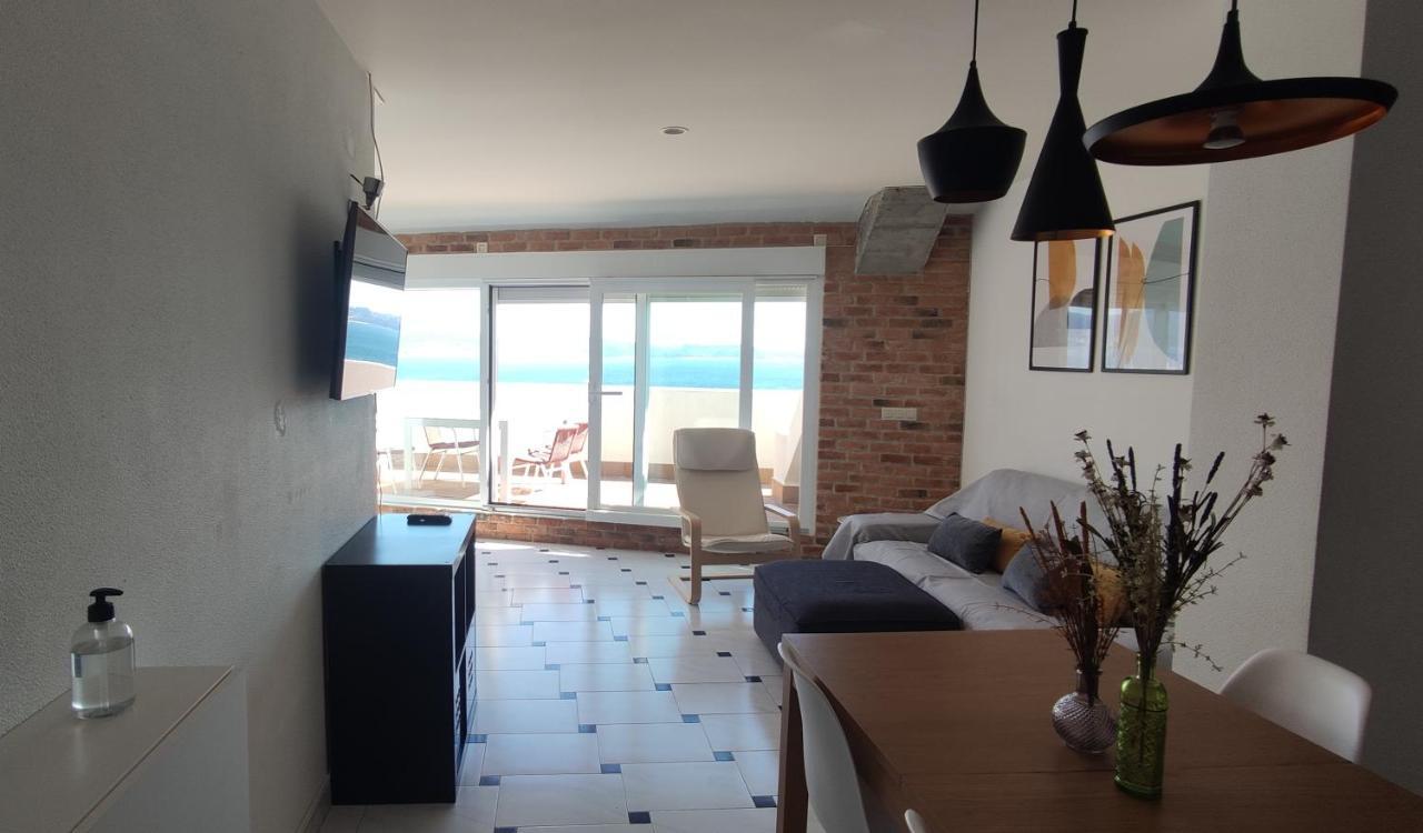 Atico Con Amplia Terraza Y Espectaculares Vistas Appartement Sanxenxo Buitenkant foto