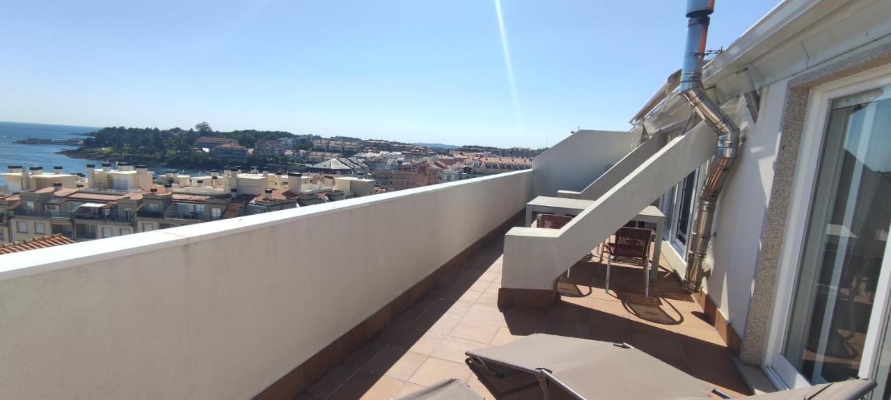 Atico Con Amplia Terraza Y Espectaculares Vistas Appartement Sanxenxo Buitenkant foto