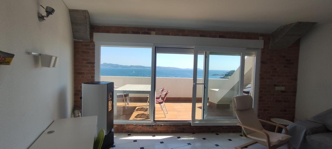 Atico Con Amplia Terraza Y Espectaculares Vistas Appartement Sanxenxo Buitenkant foto